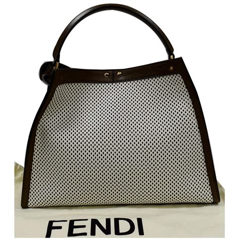 fendi x lite tote|Fendi peekaboo sizes.